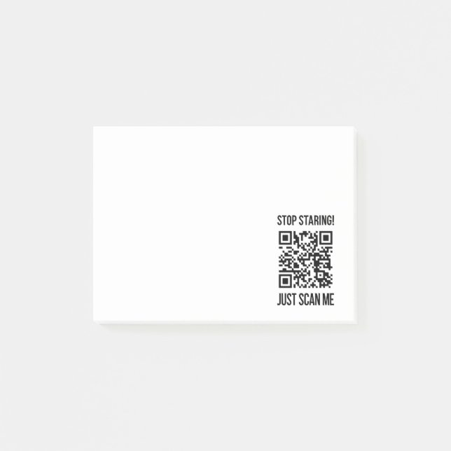 Bloco De Notas Digitalize-me com o código QR: escolha gentileza t (Frente)