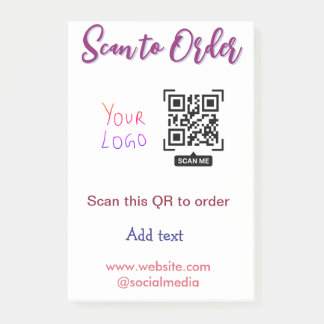 Bloco De Notas digitalize para encomendar código Qr e-mail site d