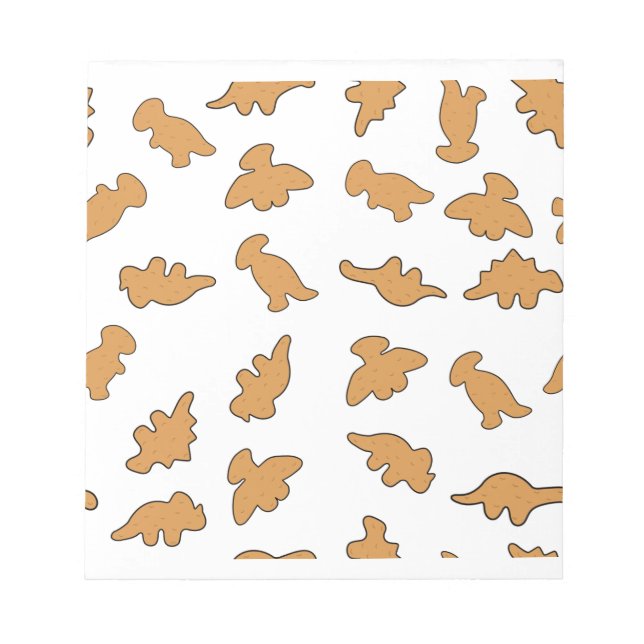 Bloco De Notas Dino Nuggets Pattern (Frente)