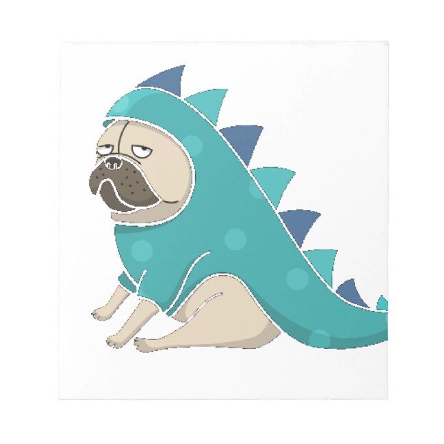 Bloco De Notas dinopug (Frente)