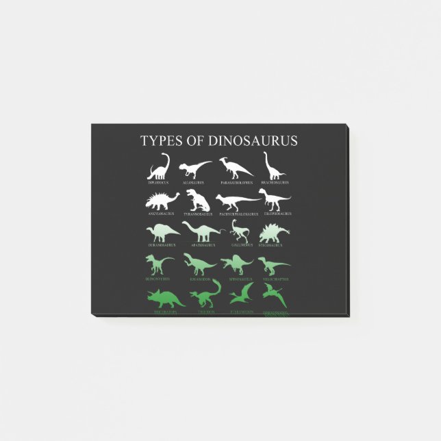 Bloco De Notas dinossauro (Frente)