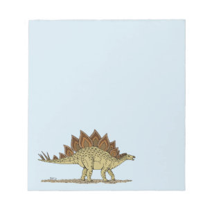Bloco De Notas Dinossauro Jurássico Stegossauro