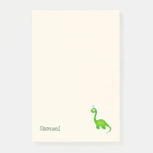 Bloco De Notas Dinossauro pré-histórico com nome