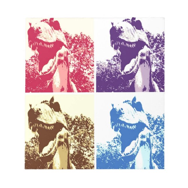 Bloco De Notas Dinossauro T-Rex (Frente)