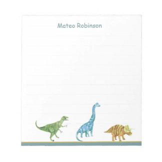 Bloco De Notas Dinossauros