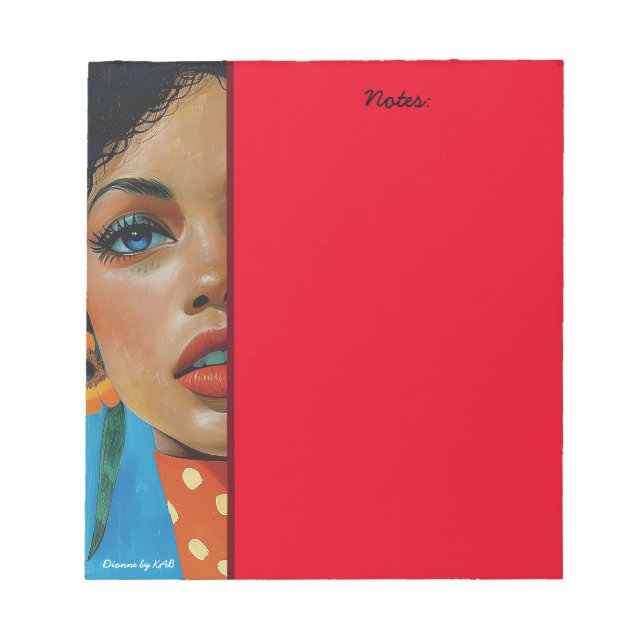 Bloco De Notas Dionne por Notepads KAB (Frente)