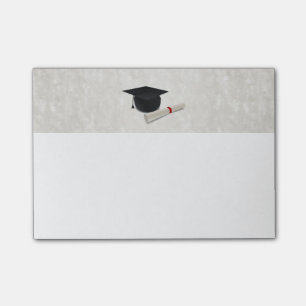 Bloco De Notas Diploma do boné de formatura customizável