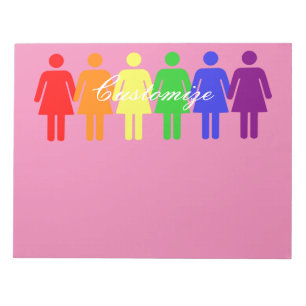 Bloco De Notas Direitos da Mulher 2017 LGBTQIA março Thunder_Cove