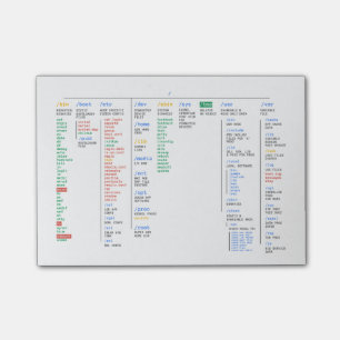 Bloco De Notas Diretório de raiz de Linux