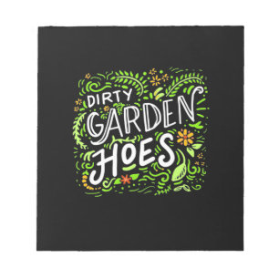 Bloco De Notas Dirty Garden Hoes