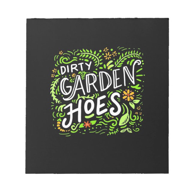 Bloco De Notas Dirty Garden Hoes (Frente)