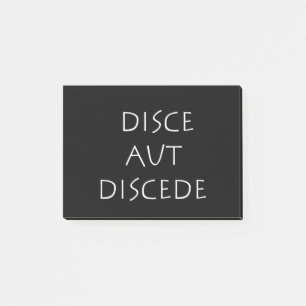 Bloco De Notas Disce aut discee