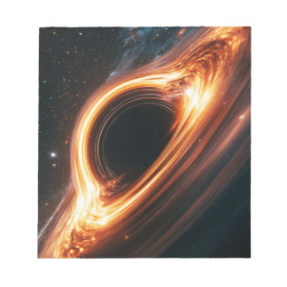 Bloco De Notas Disco de Acreção de Buraco Negro Supermassivo Arte