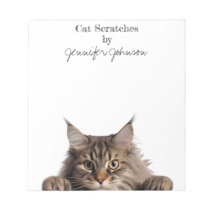Bloco de Notas Divertido de Gato Maine Coon