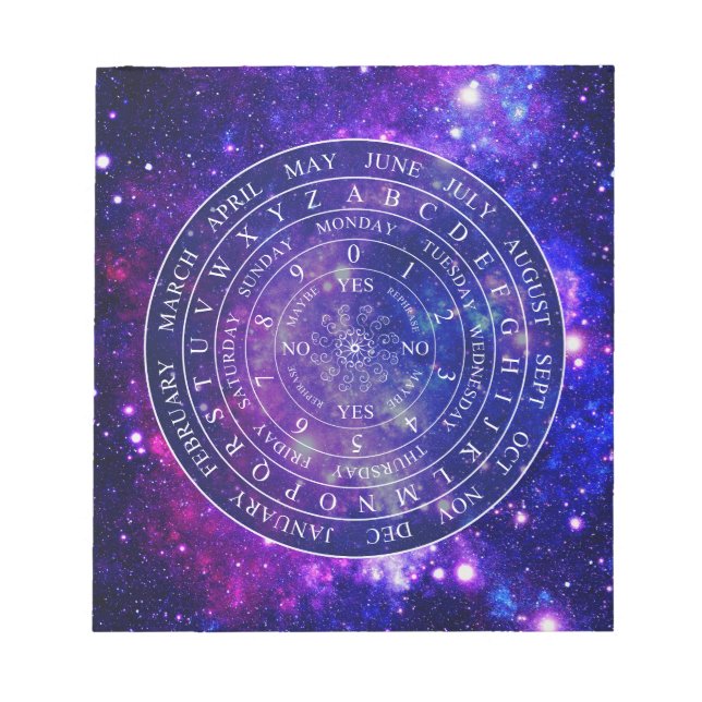 Bloco De Notas Divinção de Gráfico de Conselhos Pendulum Jogo Rox (Frente)