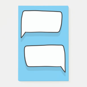 Bloco De Notas Divirta-se Conversa em quadrinhos com mensagens de