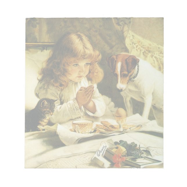 Bloco De Notas Dizendo Nossas Orações, Suspense Charles Burton Ba (Frente)