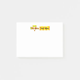 Bloco De Notas Do Balcão da Cozinha de Notas Adhesivas Personaliz