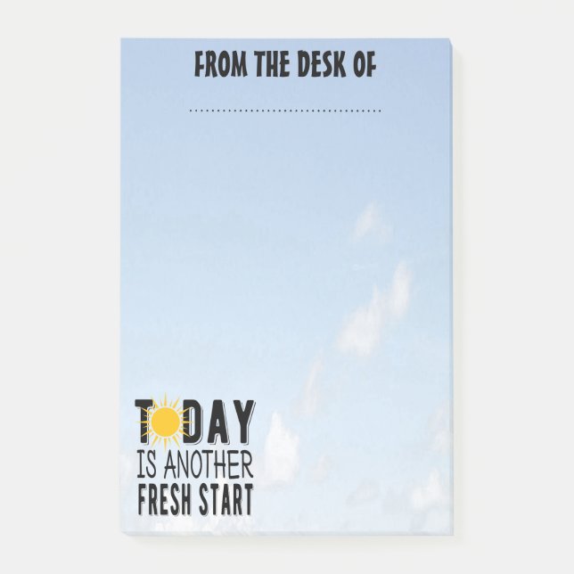 Bloco De Notas Do balcão do - aviso de trabalho (Frente)