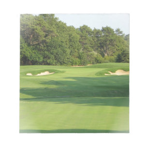 Bloco de notas do campo de golfe