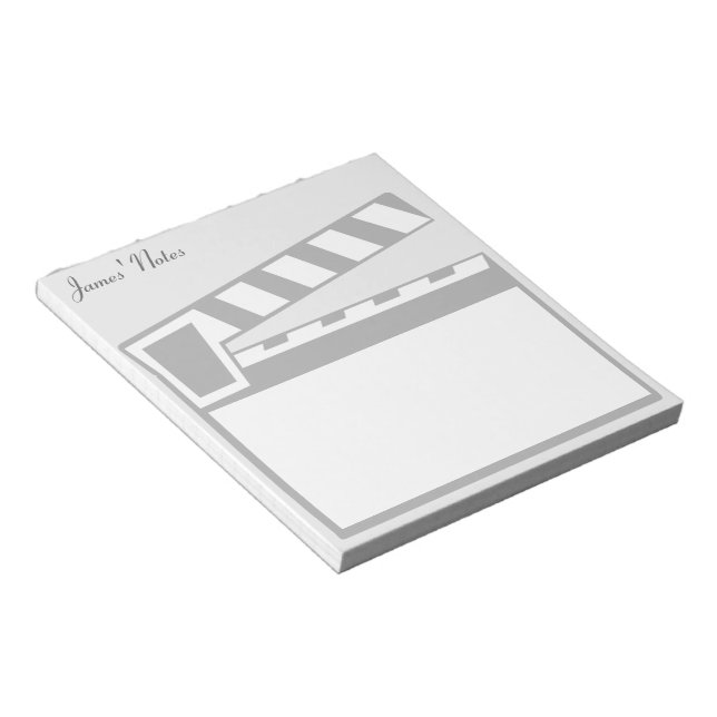 Bloco de notas do Conselho Clapperboard Slate para (Inclinado)