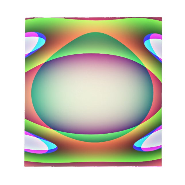Bloco de notas do espaçamento da alienígena (Frente)