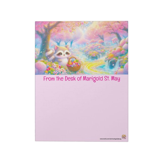 Bloco de Notas do Guaxinim (Invertido)