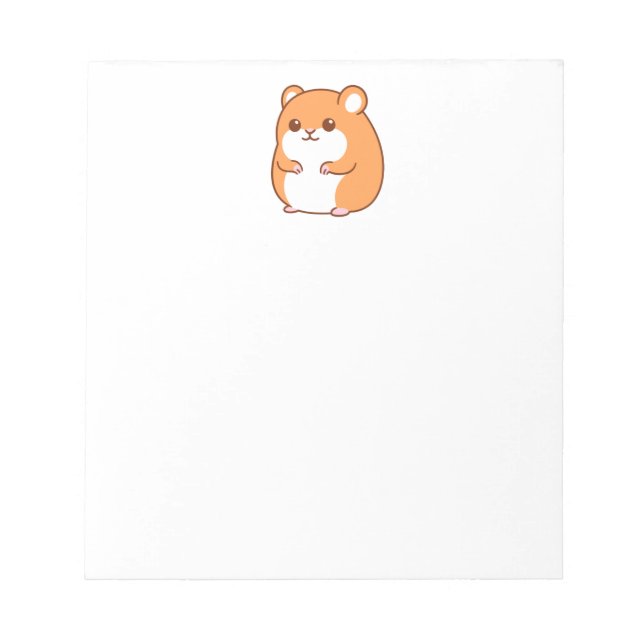 Bloco de Notas do Hamster Feliz (Frente)