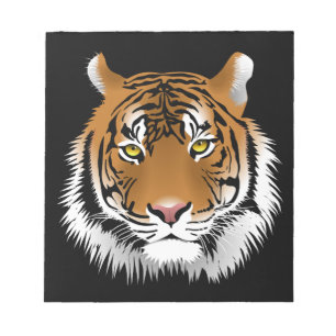 Bloco de Notas do Rosto do Tigre