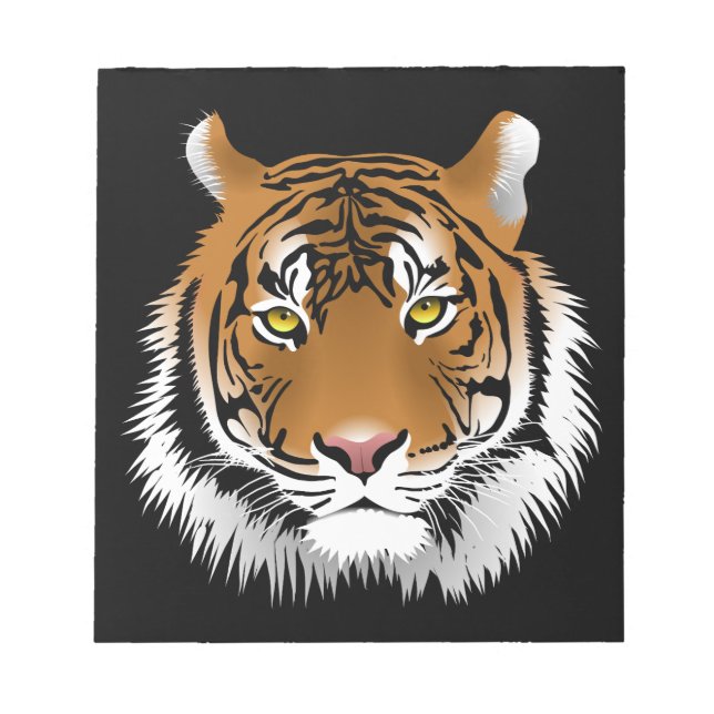 Bloco de Notas do Rosto do Tigre (Frente)