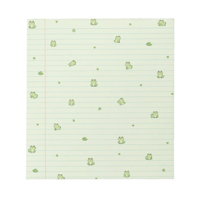 Bloco de Notas do Sapinho (Frente)