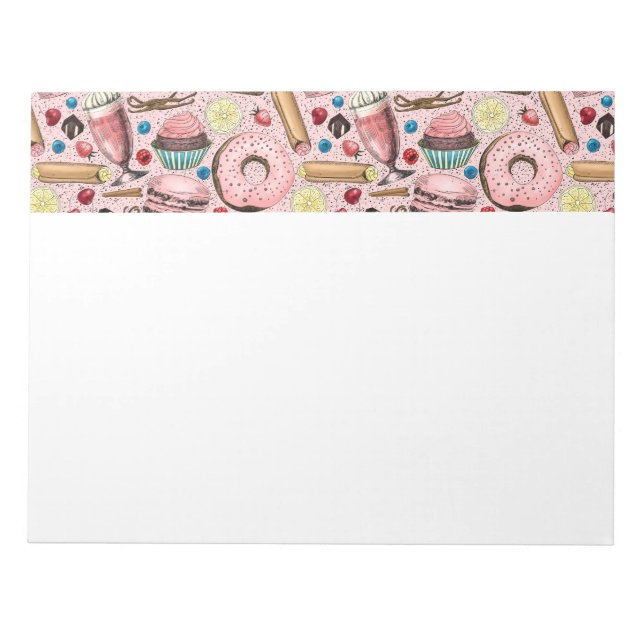 Bloco De Notas Doces a rosa (Frente)