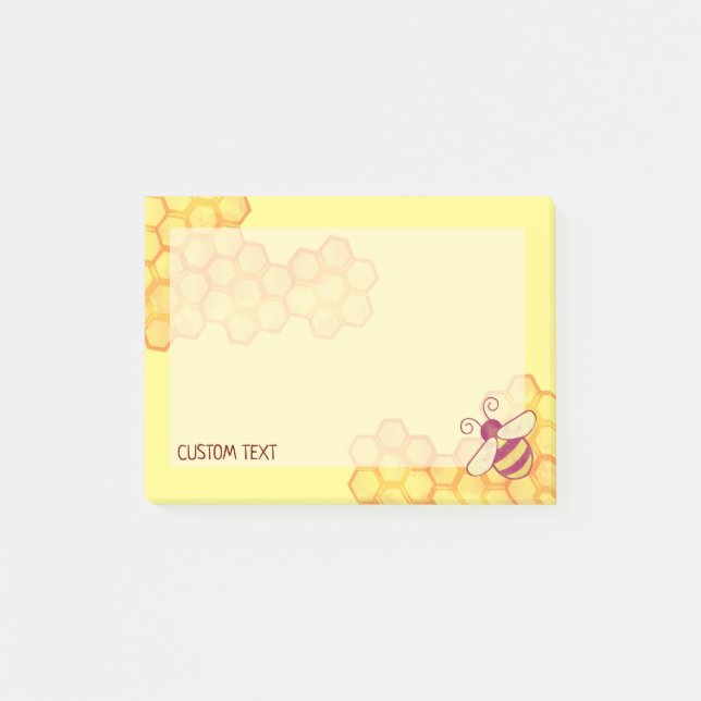 Bloco De Notas Doces Bee Honeycomb (Frente)