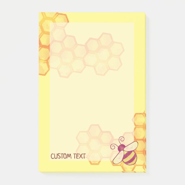 Bloco De Notas Doces Bee Honeycomb (Frente)