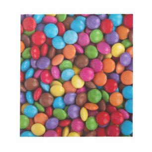 Bloco De Notas Doces coloridos dos skittles