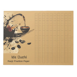 Bloco De Notas Documento de Prática Kanji, Art, Café, Escoteiro A