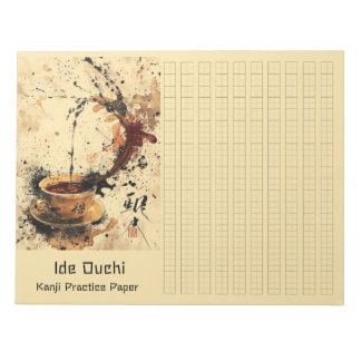 Bloco De Notas Documento de Prática Kanji, Art, Café, Escoteiro A