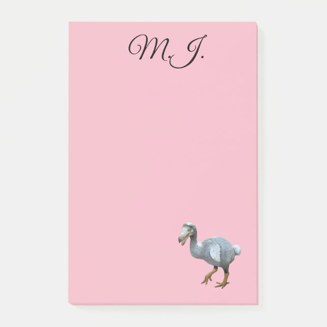 Bloco De Notas Dodo Personalizado (Frente)