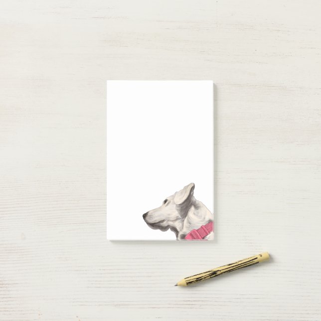 Bloco De Notas Doggy Painting (Na mesa)