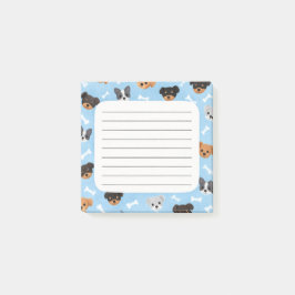 Bloco De Notas Dogs Post-It Notes