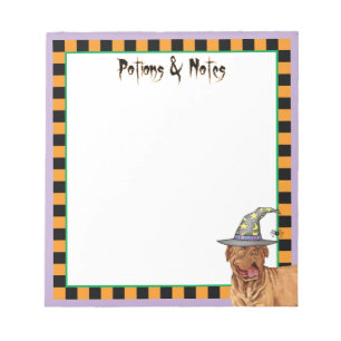 Bloco De Notas Dogue de Bordeaux Witch