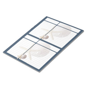 Bloco De Notas Dólar de areia de página de recebimento e Starfish