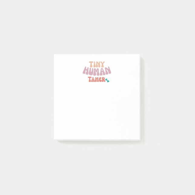 Bloco De Notas Domador de Humano Pequeno - Notas Post-It (Frente)