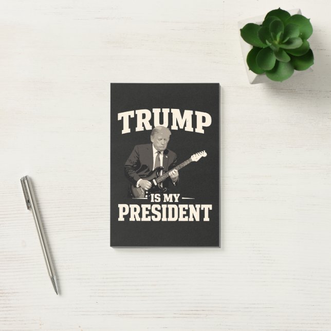 Bloco De Notas Donald Trump É Meu Presidente (Escritótio)