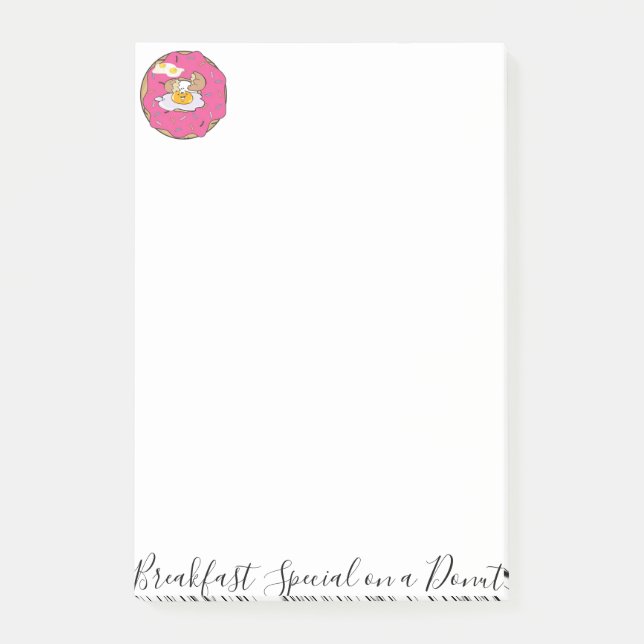 Bloco De Notas Donut de Ovos de Post-it Notes (Frente)
