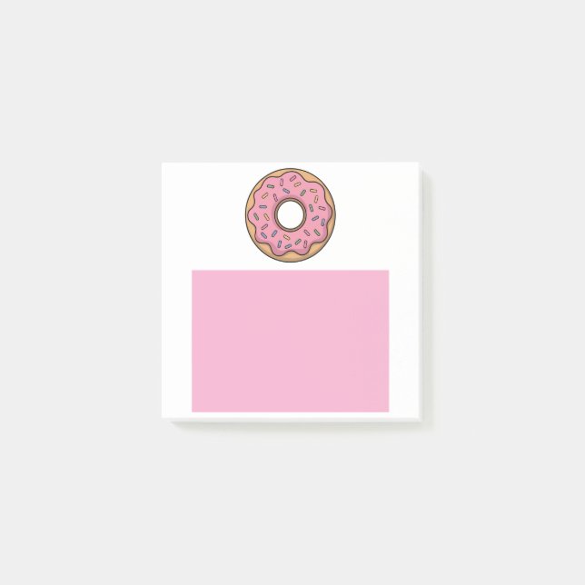 Bloco De Notas Donut Fofo | Crianças (Frente)