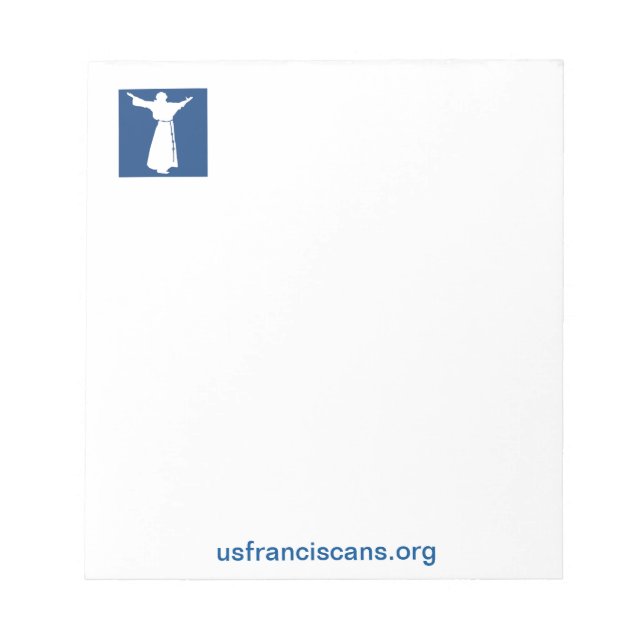 Bloco de Notas dos Franciscanos dos EUA (Frente)