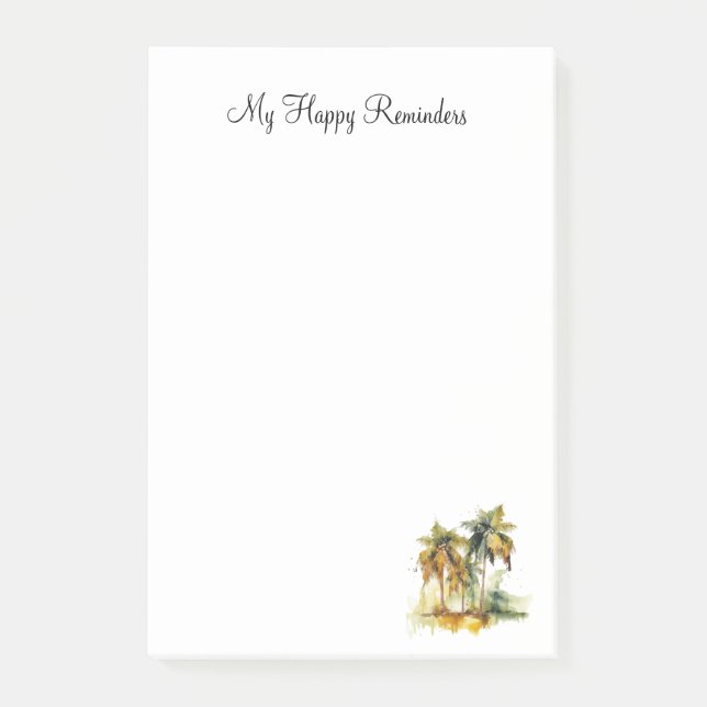 Bloco De Notas Dossel de Esmeralda, personalizado (Frente)
