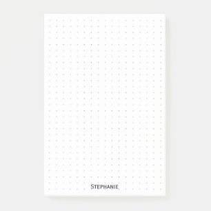 Bloco De Notas Dotado   Seu nome é Corporate Minimalist Black