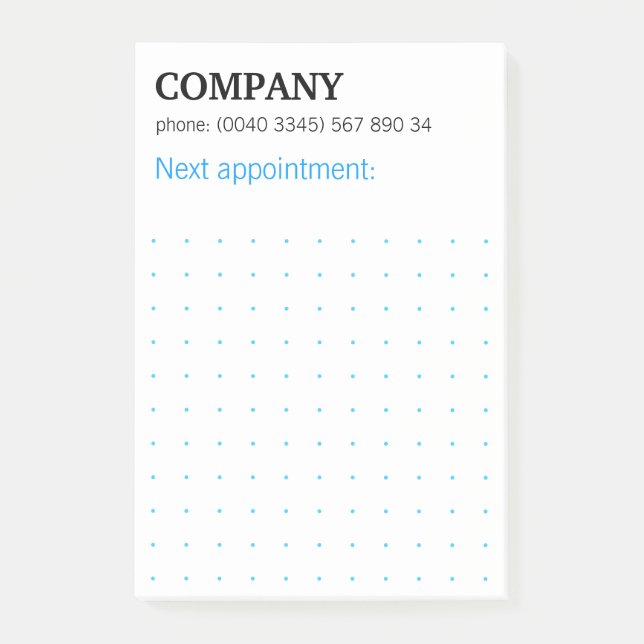 Bloco De Notas Dots Grid Graphical Modern Notes Klebezett (Frente)